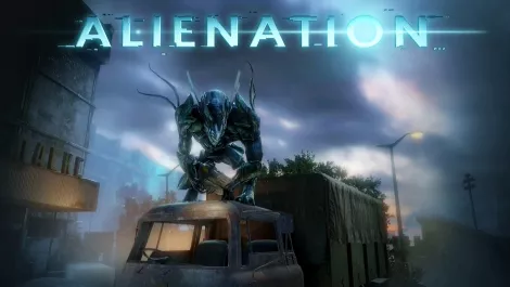 Alienation art logo