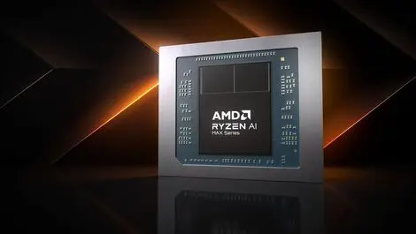 Amd ryzen ai max chip shot
