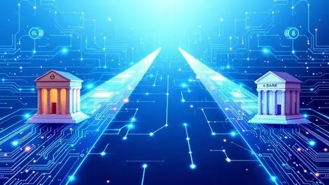 Realistic parallel digital payment streams bank buildings instant transfers