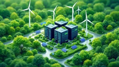 Modern data center renewable energy green tech asia pacific integration