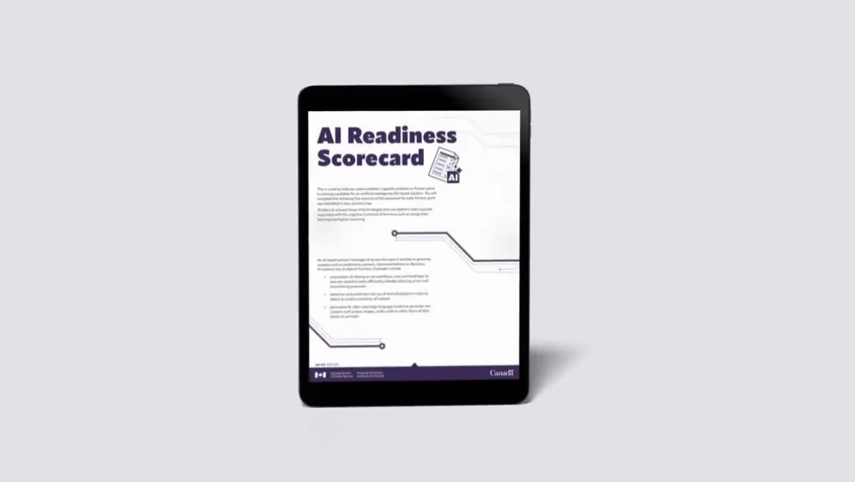 Feds launch 'AI readiness scorecard' for early-stage teams